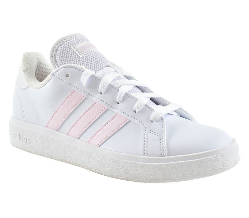 tenis adidas gw9260 grand court base 2.0 blanco rosa 23