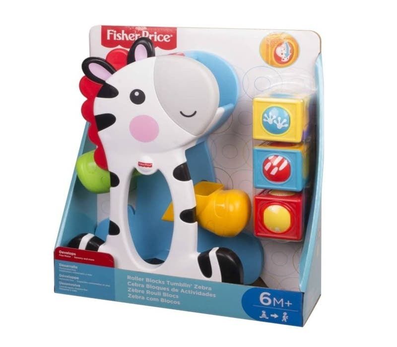 Juego Did ctico Fisher Price CEBRA BLOQUES DE AC