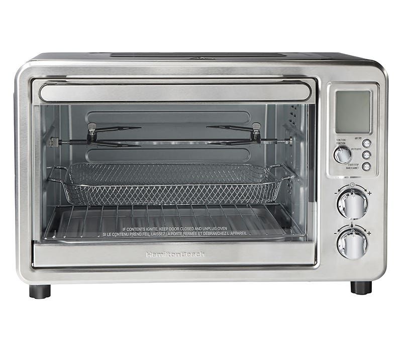 horno tostador con freidora de aire hamilton beach 31193 25 lts