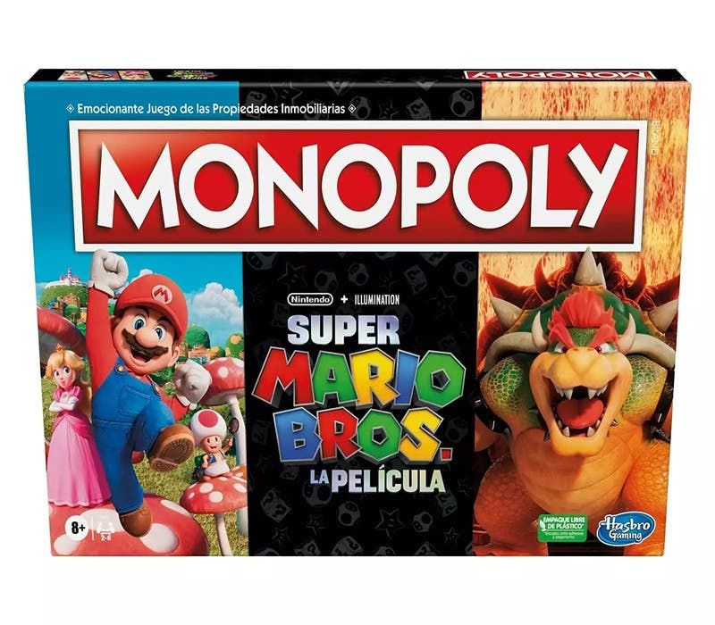 Juego De Mesa Hasbro MONOPOLY MARIO BROS MOVIE F6818