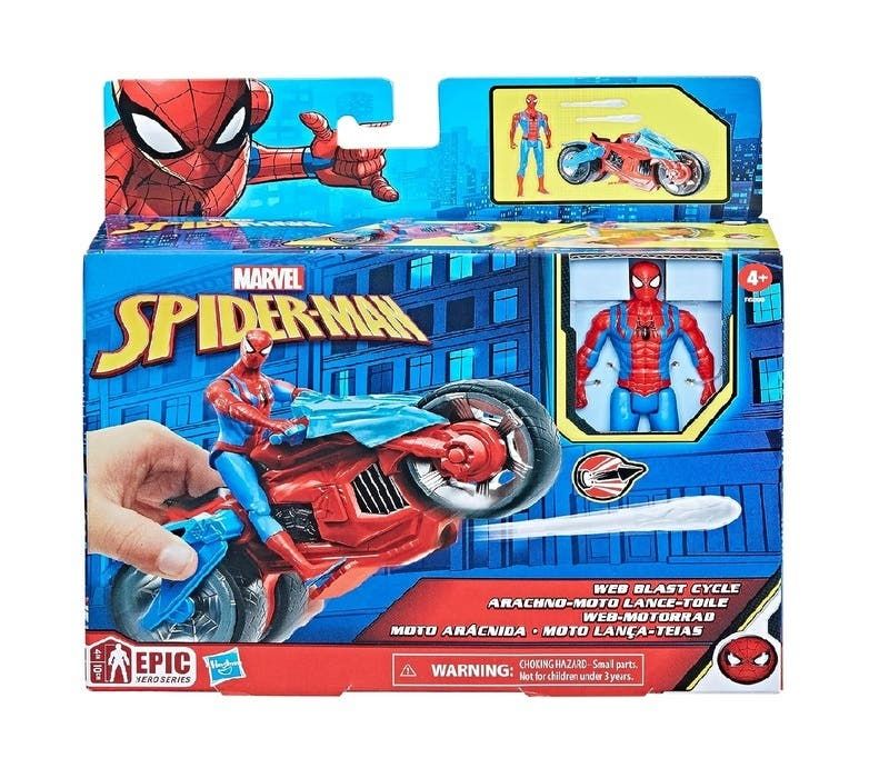 GRANDE VOITURE SPIDERMAN 32 X18.5 cm TRANSFORMABLE AVION HASBRO 2012 marvel