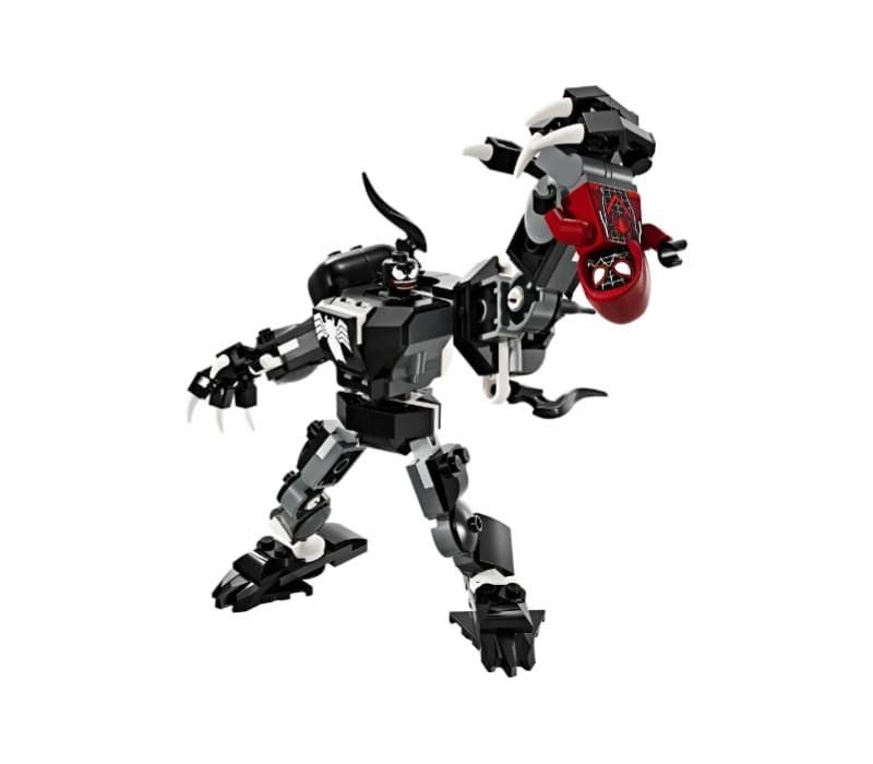 juego didáctico lego armadura robotica de venom vs miles morales