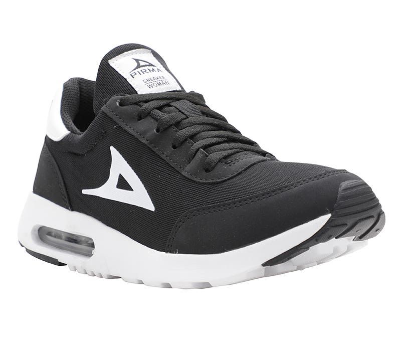 Tenis pirma negro online con blanco