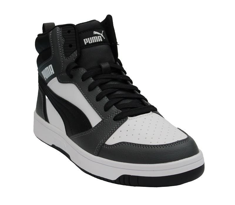 Tenis puma gris con blanco store