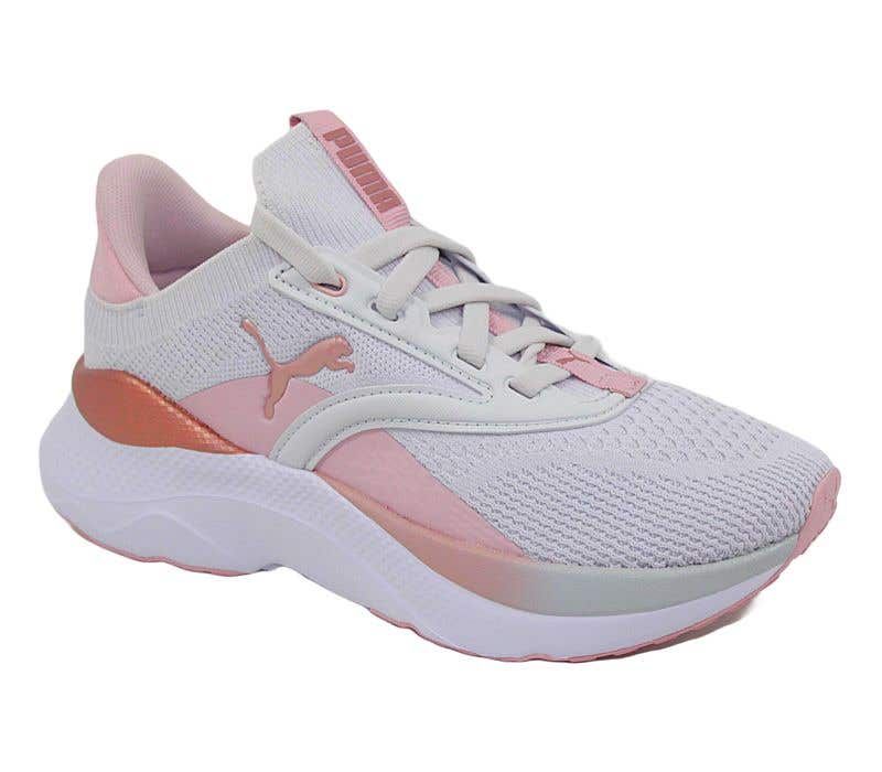 Tenis puma gris con rosa outlet