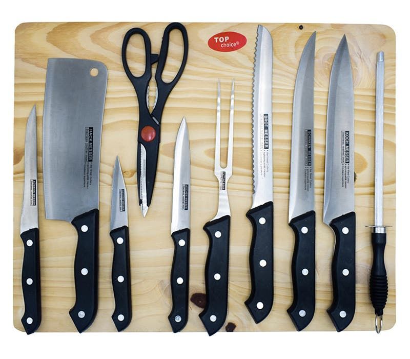 juego de cuchillos rsxxi 2415-29 11 piezas acero inoxidable - Muebles  America Tienda en Linea