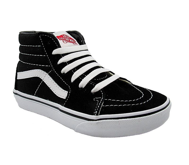 tenis vans unisex infantil vn000d5f6bt uy sk8 hi negro blanco t170 Muebles America Tienda en Linea