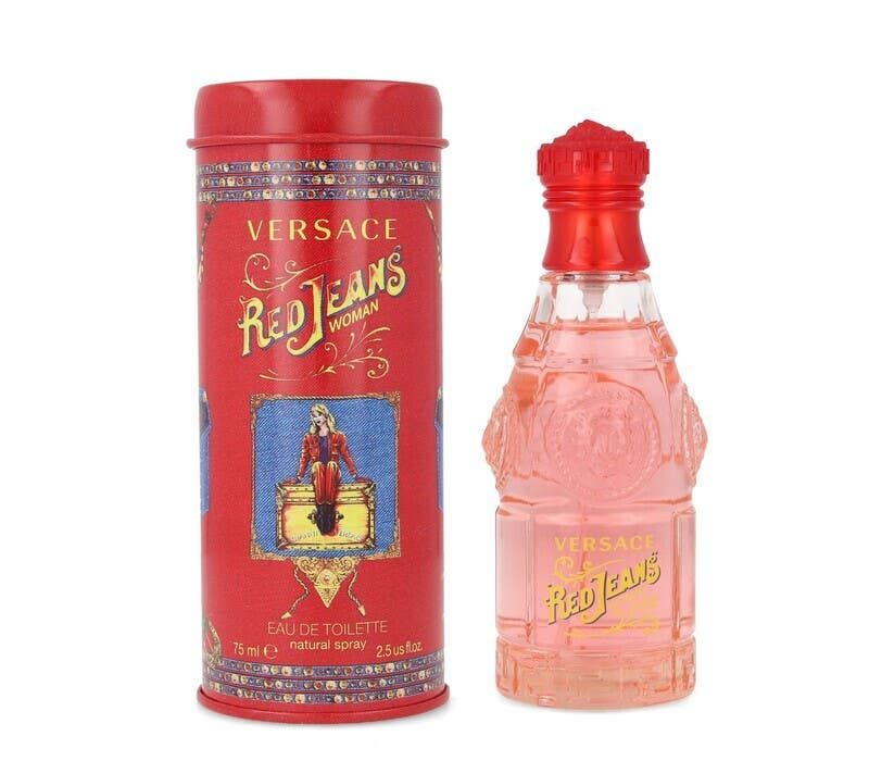 Perfume Dama Versace RED JEANS edt Eau De Toilette 75 Ml